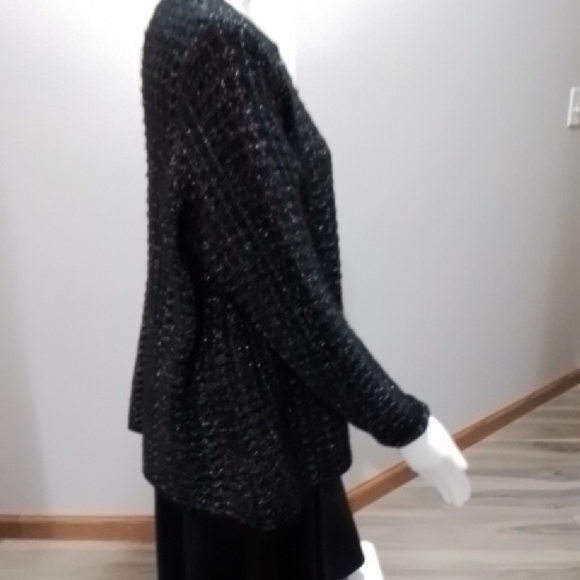 Women's Black Tweed Jacket/Blazer - Picture 2 of 5